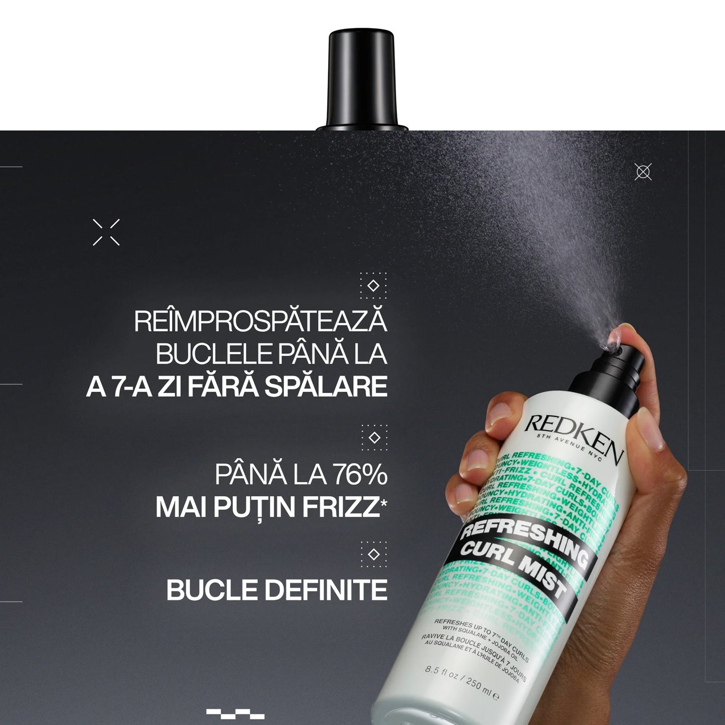 Spray pentru reîmprospătarea buclelor Redken Refreshing Curl Mist 250ml