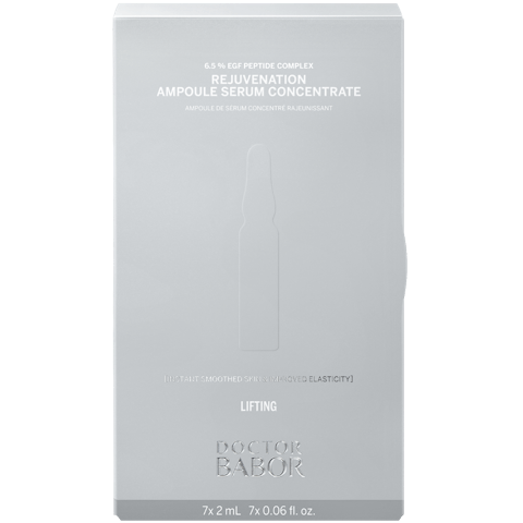 Fiole anti-rid cu peptide - Doctor Babor Lifting Rejuvenation Ampoule Serum Concentrate - Fermitate și elasticitate pentru piele - 7x2ml