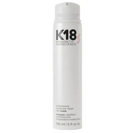 Mască profesională pentru reparare moleculară fără clătire K18 leave-in hair mask, 150ml