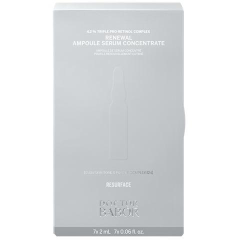 Doctor Babor Resurface Renewal Ampoule Serum Concentrate – Anti-wrinkle, firming, and intense regeneration ampoules with retinol 7x2ml