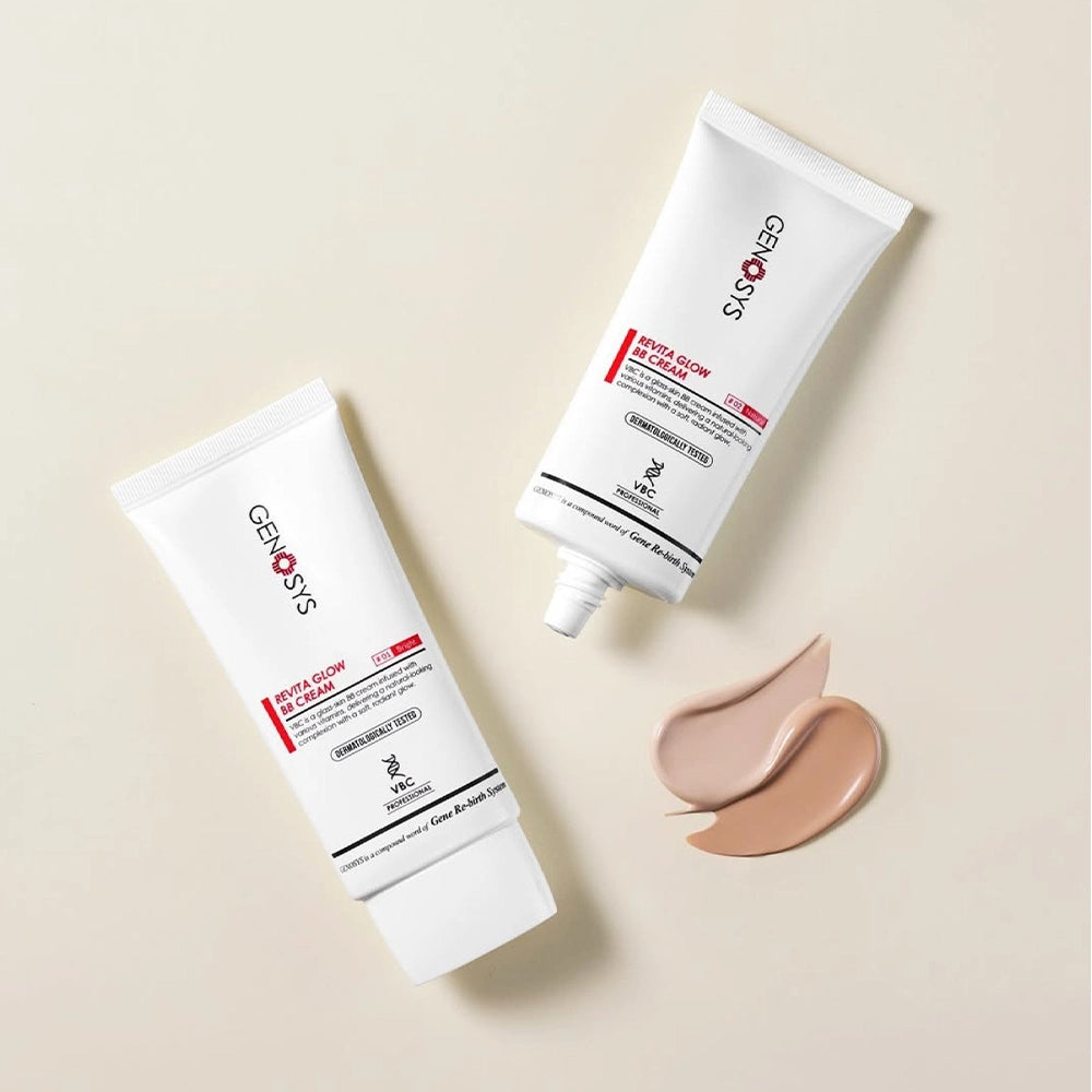 GENOSYS Revita Glow BB Cream SPF38 – Regenerating BB Cream with Sun Protection, #01 Bright 50ml