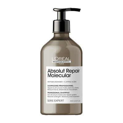 L'Oreal Professionnel Serie Expert Absolut Repair Molecular Shampoo for Damaged Hair - 500 ml