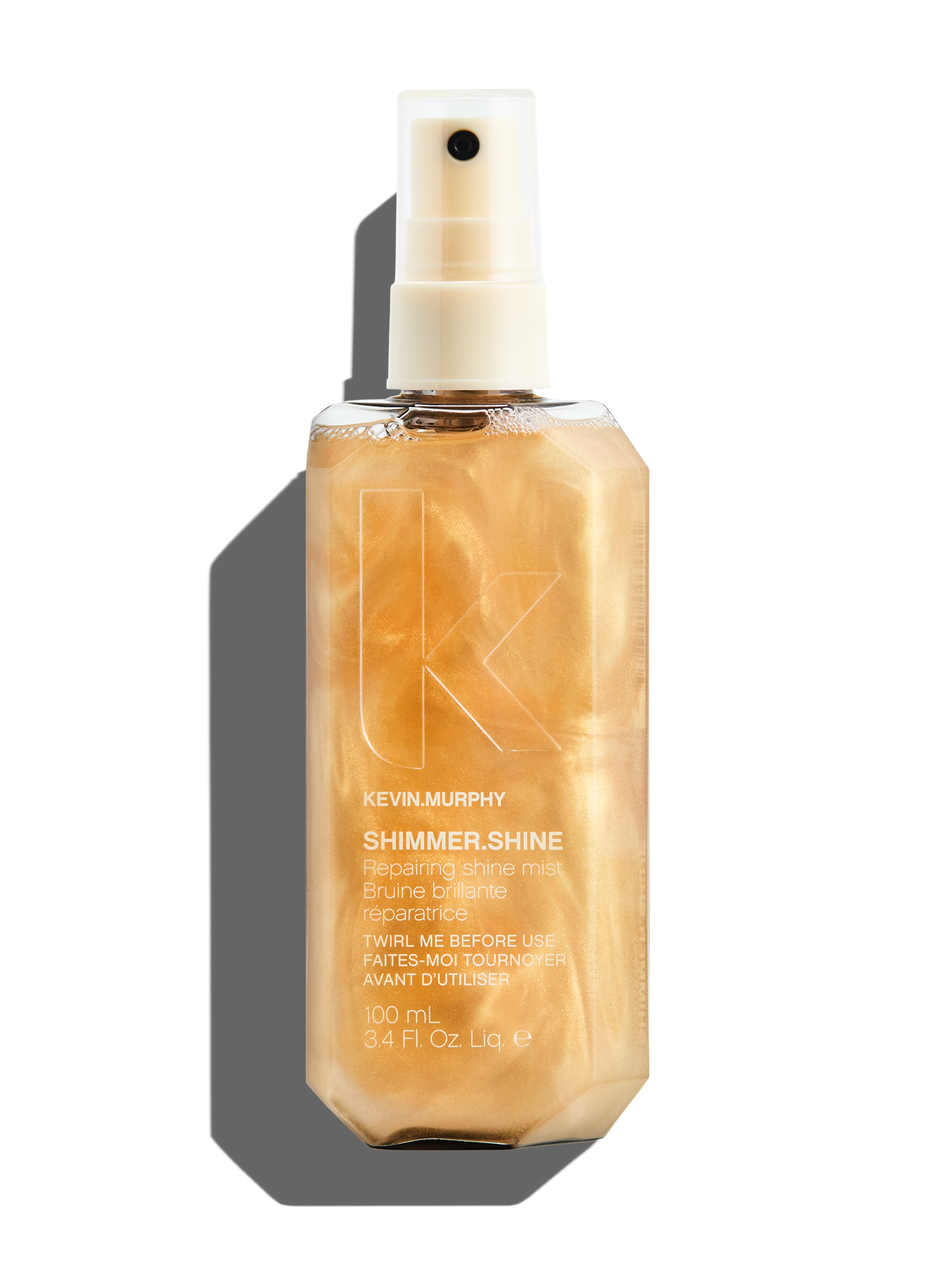 Spray Iluminator Pentru Păr cu particule stralucitoare aurii Kevin Murphy Shimmer.Shine 100ml
