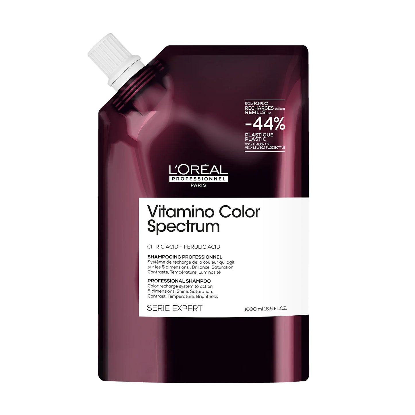 L’Oréal Professionnel Vitamino Color Spectrum – Rezervă Șampon 1000ml | Protecție culoare & strălucire