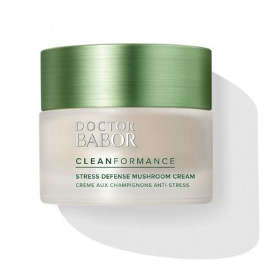Face cream with revitalizing effect - Babor Cleanformance Stress Defense Mushroom Cream 50ml