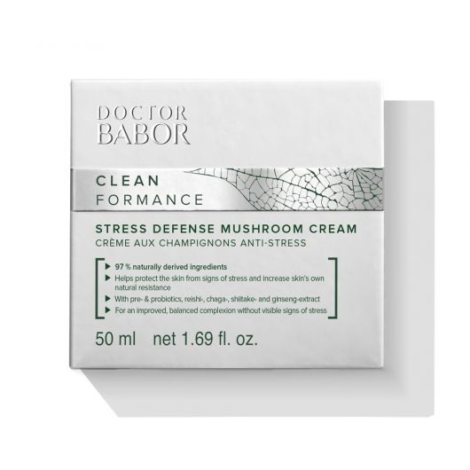 Crema de fata cu efect revitalizant - Babor Cleanformance Stress Defense Mushroom Cream 50ml