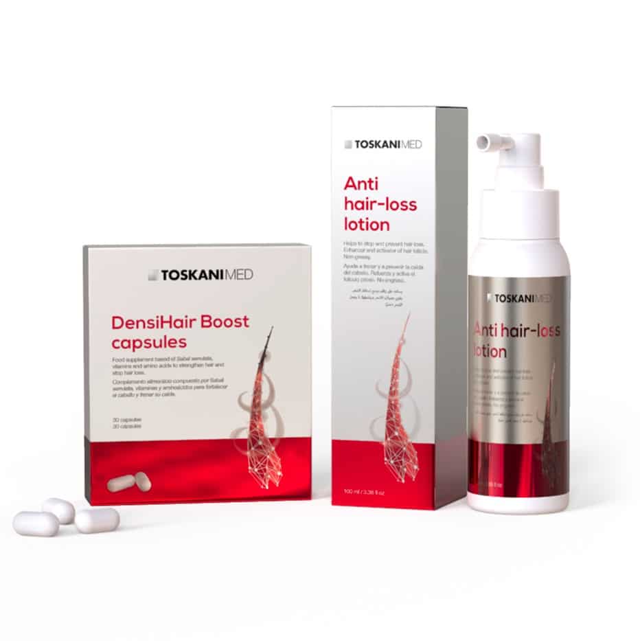 Protocol pentru caderea parului Toskani