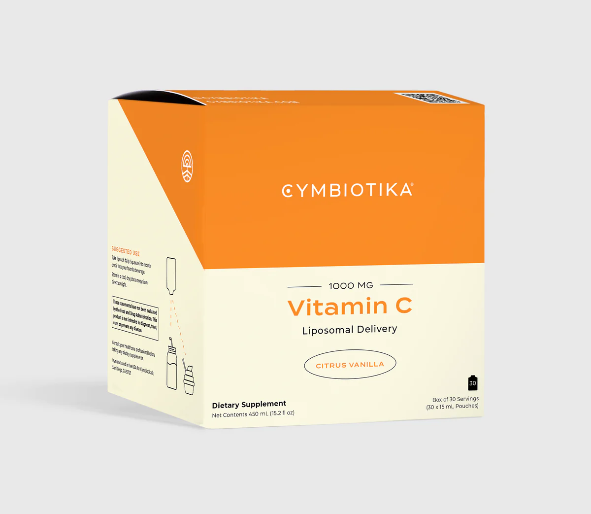 Vitamina C Liposomal 1000mg Cymbiotika Aromă Citrus Vanilla