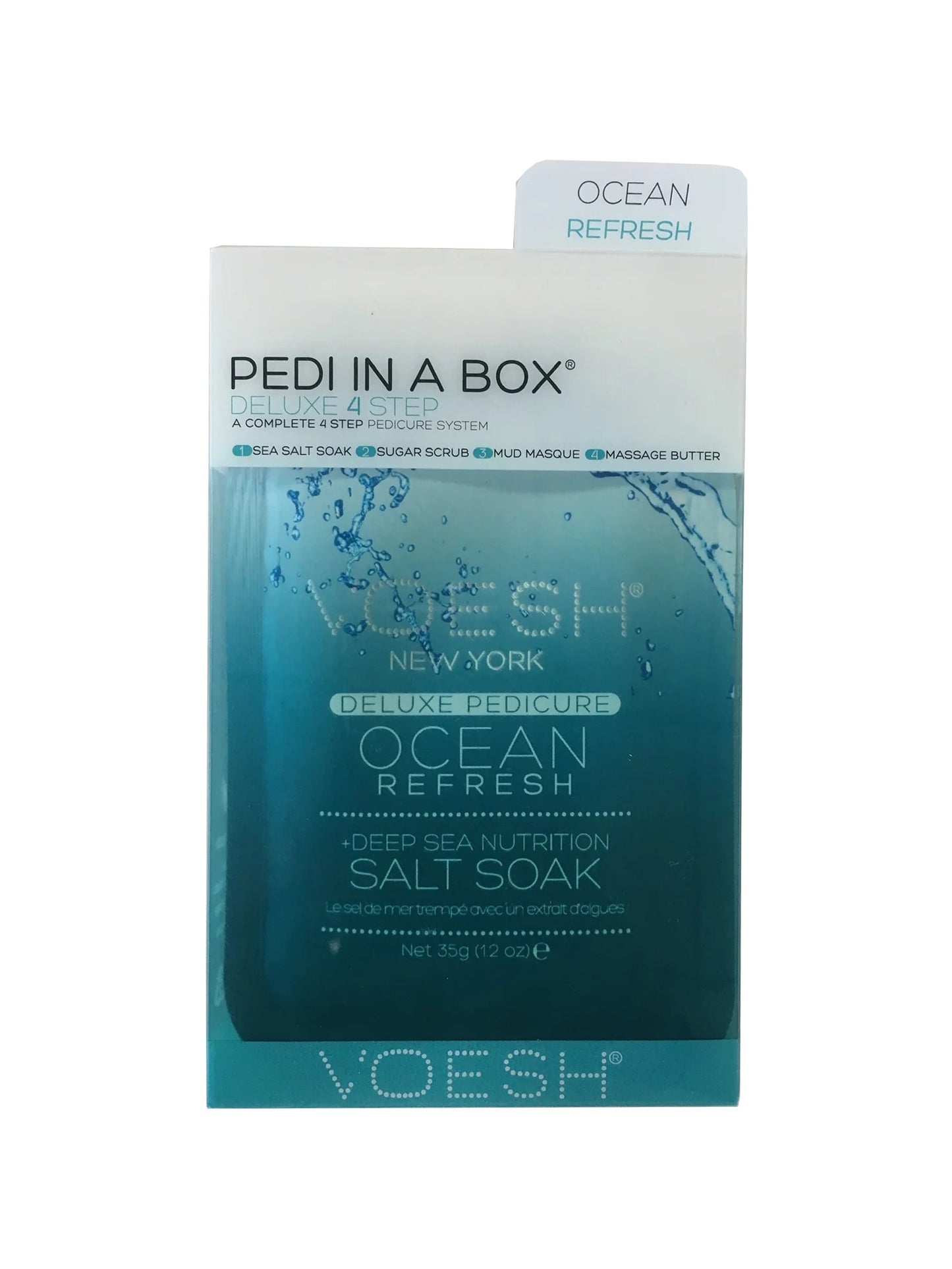 Voesh New York Pedi In A Box Deluxe 4 Step Ocean Refresh