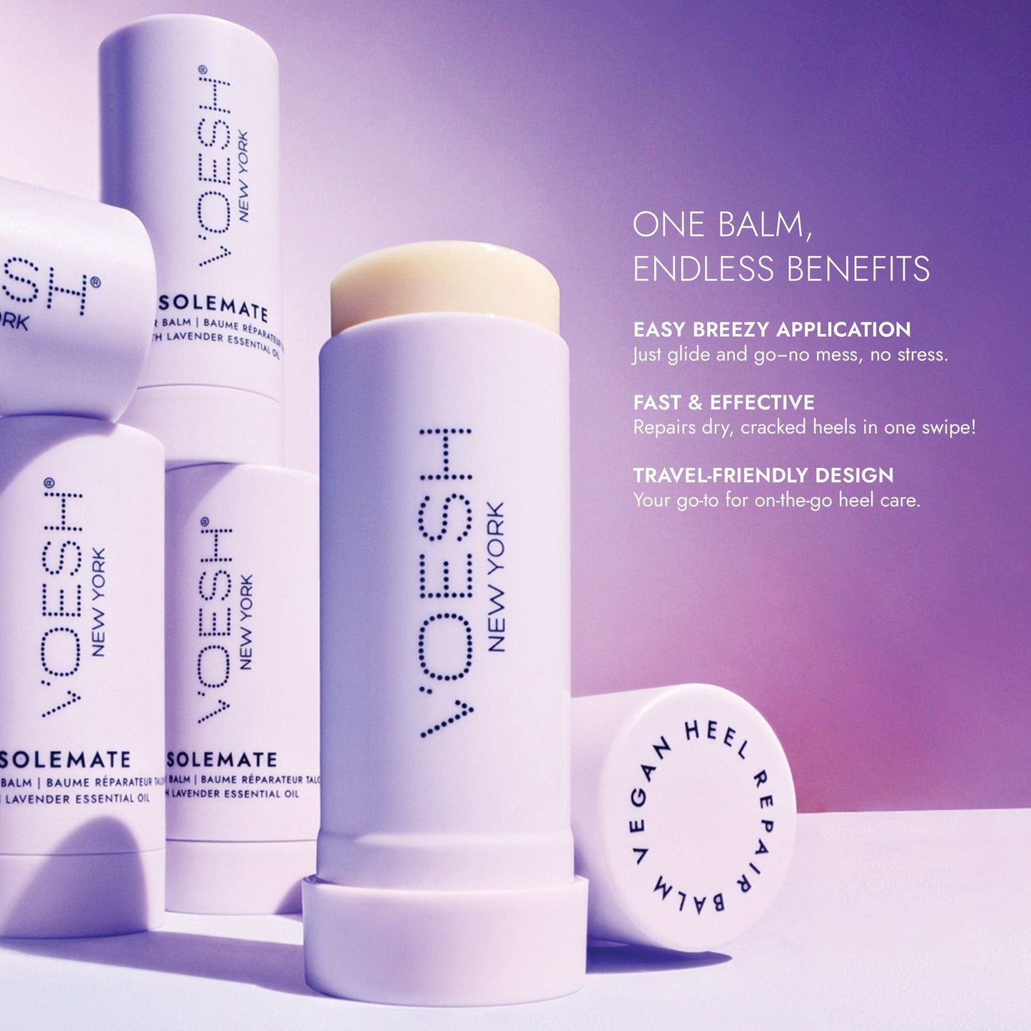 Balsam stick pentru calcaie uscate Voesh Heel Repair Balm