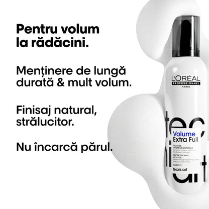 Spumă volum la rădăcină L'Oréal Professionnel Tecni.Art Volume Lift 250ml – volum fără încărcare