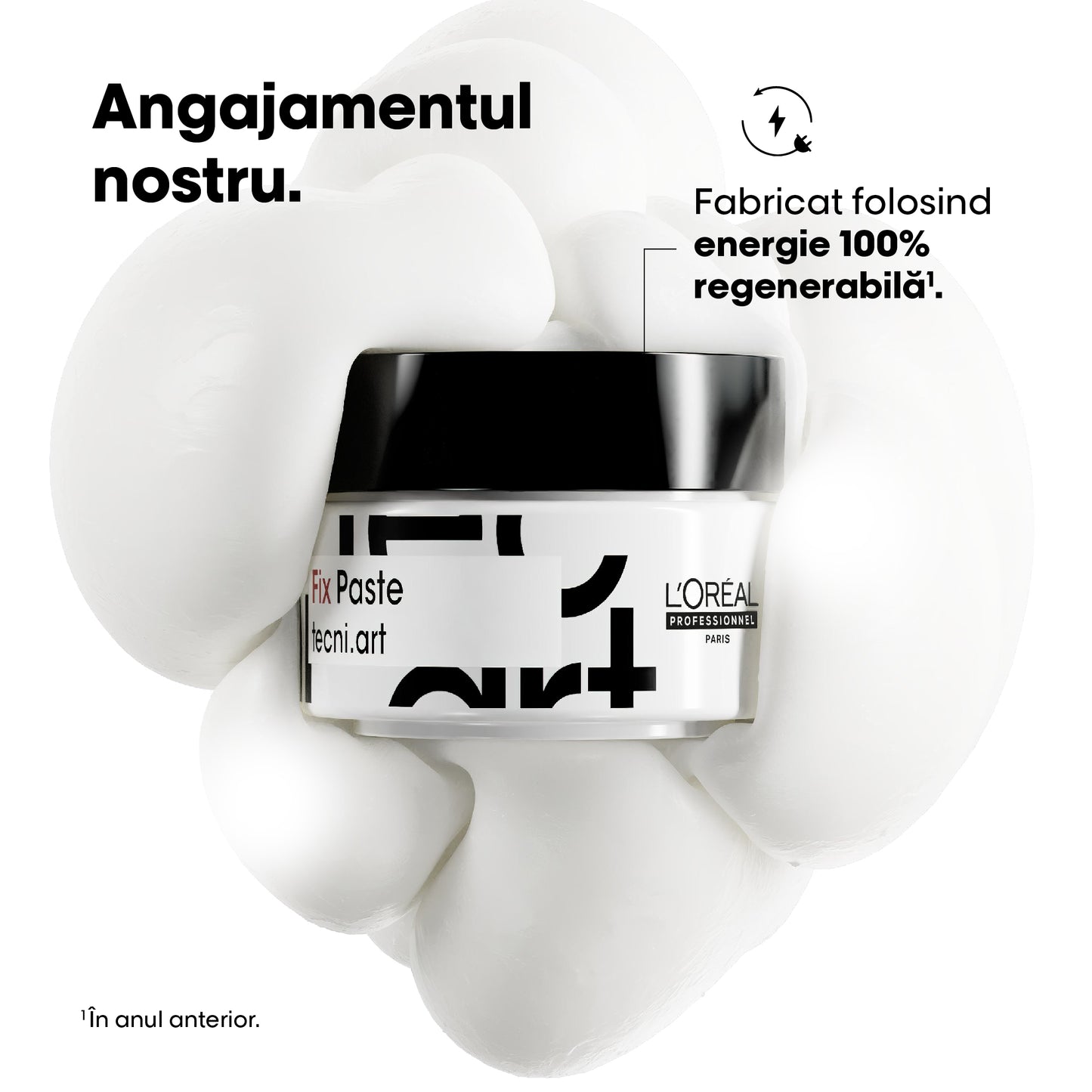 Pastă de fixare profesională L’Oréal Professionnel Tecni.Art Fix Paste – textură & control