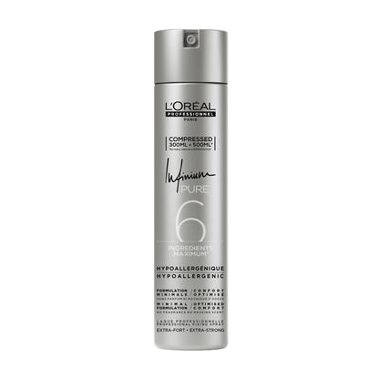 Fixativ profesional L’Oréal Professionnel Tecni.Art Infiniul Pure Strong – fixare puternică, control de lungă durată 300ml