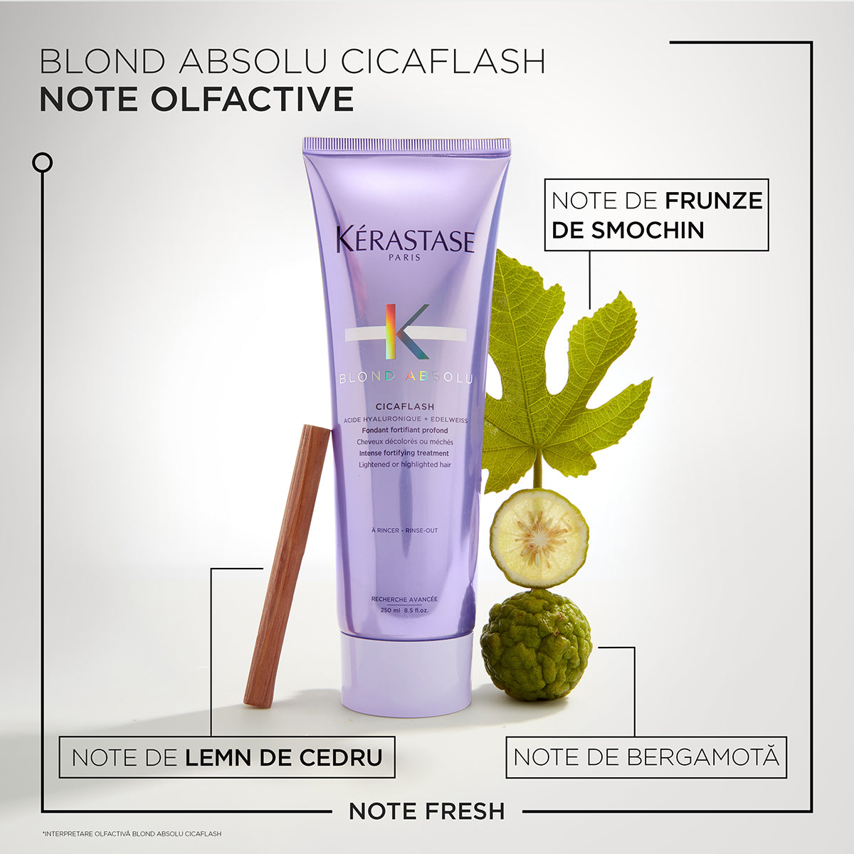 Tratament fortifiant - Kérastase Blond Absolu Cicaflash - Îngrijire intensă pentru păr blond - 250ml