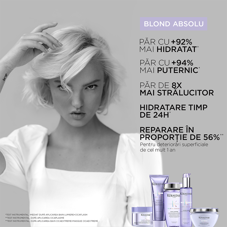 Tratament fortifiant - Kérastase Blond Absolu Cicaflash - Îngrijire intensă pentru păr blond - 250ml