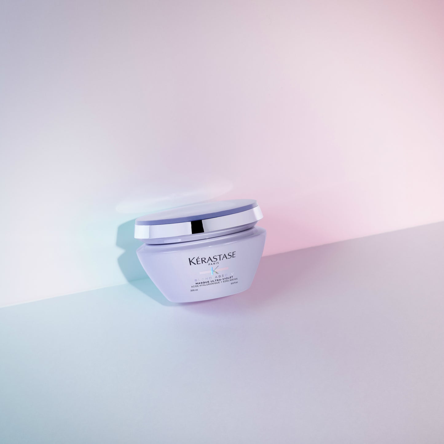 Mască de păr - Kérastase Blond Absolu Masque Ultra-Violet - Neutralizarea tonurilor galbene - 200ml
