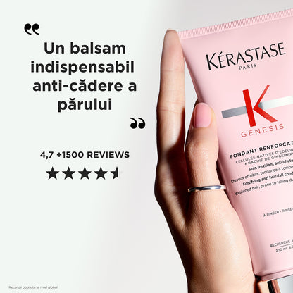 Strengthening conditioner for weak hair - Kérastase Genesis Fondant Renforçateur - Strengthens and protects hair prone to hair loss - 200ml