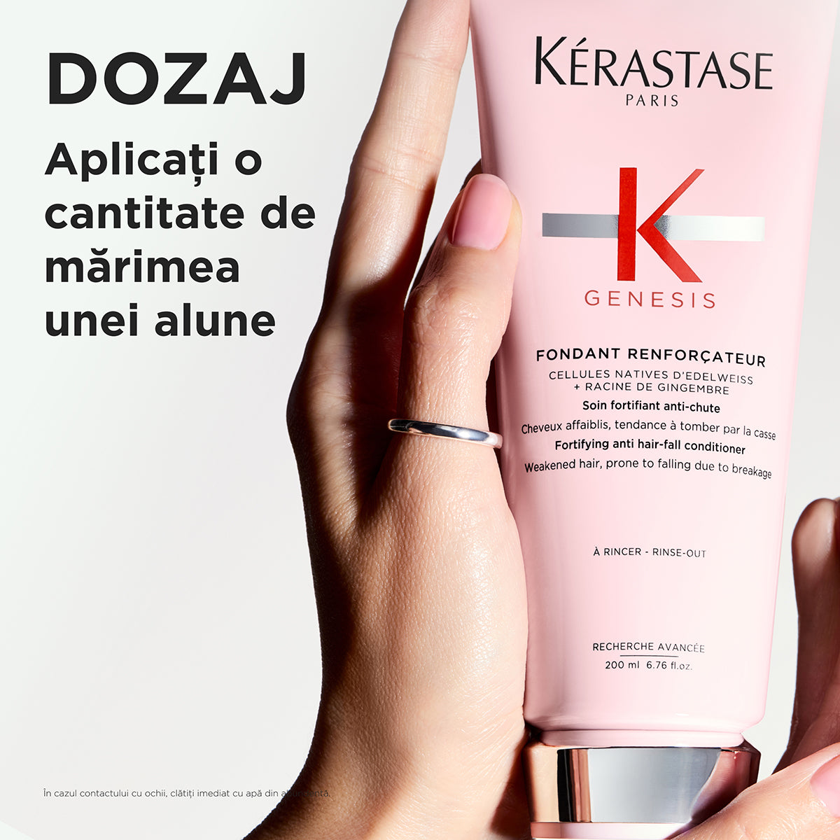 Strengthening conditioner for weak hair - Kérastase Genesis Fondant Renforçateur - Strengthens and protects hair prone to hair loss - 200ml
