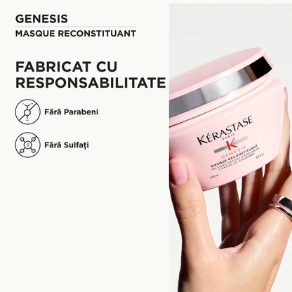 Strengthening mask for weakened hair - Kérastase Genesis Masque Reconstituant - Repair and strengthening - 200ml
