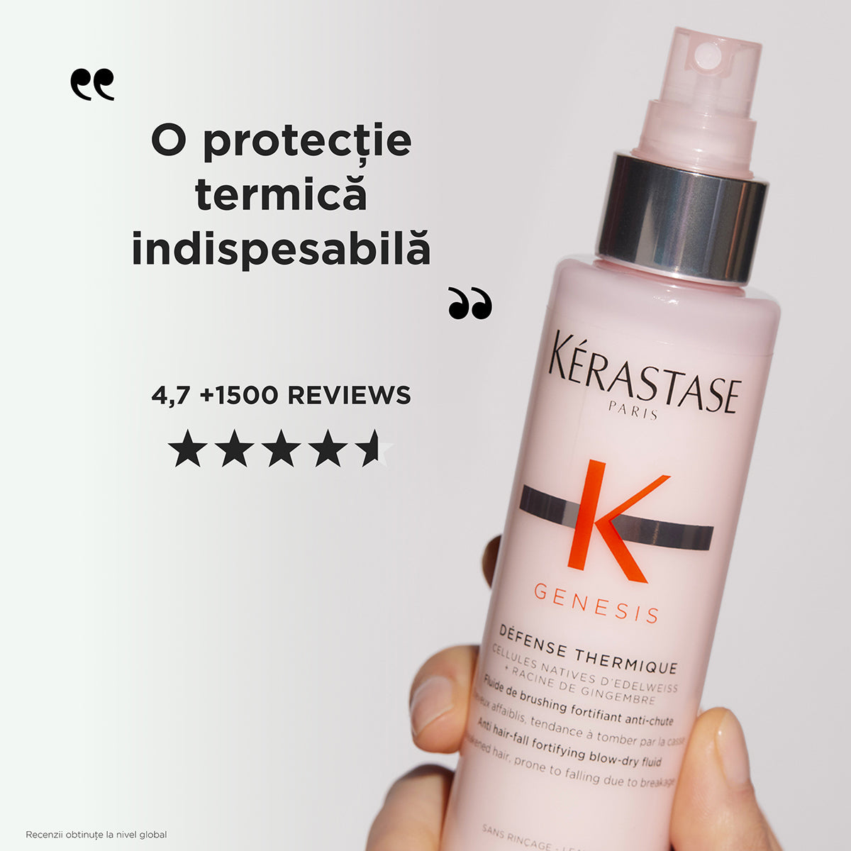 Fortifying cream with thermal protection - Kérastase Genesis Defense Thermique - Protection and strengthening for weakened hair - 150ml