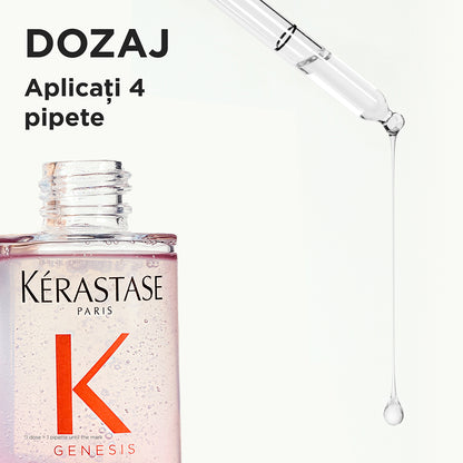 Set Kérastase Genesis Trio Anti-Chute Fortifiant – 3×90ml | Serum fortifiant împotriva căderii părului