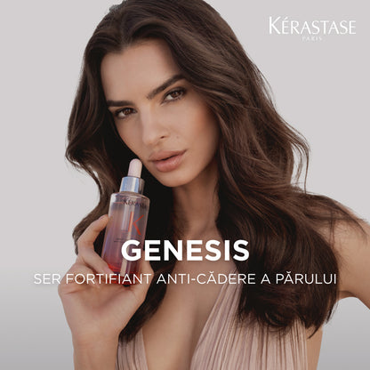 Set Kérastase Genesis Trio Anti-Chute Fortifiant – 3×90ml | Serum fortifiant împotriva căderii părului