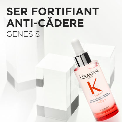 Set Kérastase Genesis Trio Anti-Chute Fortifiant – 3×90ml | Serum fortifiant împotriva căderii părului