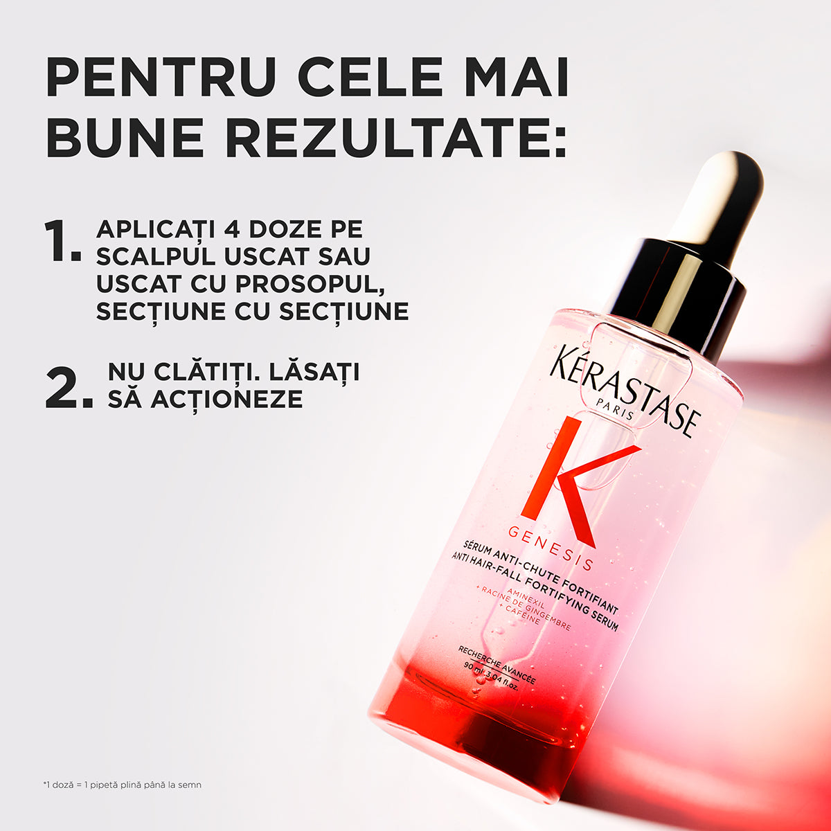 Set Kérastase Genesis Trio Anti-Chute Fortifiant – 3×90ml | Serum fortifiant împotriva căderii părului