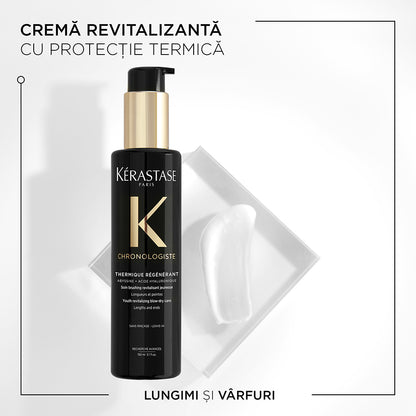 Cremă cu protecție termică pentru păr - Kérastase Chronologiste Thermique Regenerant - Protecție și regenerare - 150ml