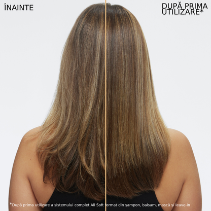 Masca profesionala Redken All Soft Heavy Cream pentru parul uscat, imbogatita cu ulei de Argan si complex hidratant, 250 ml