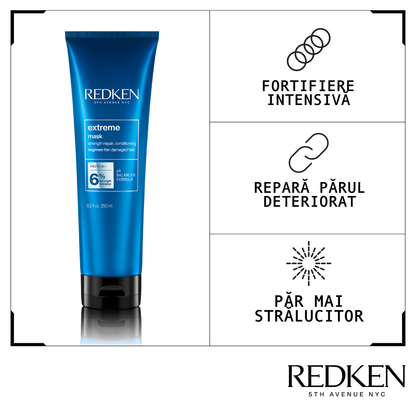 Mască pentru păr deteriorat — Redken Extreme Mask 250ml