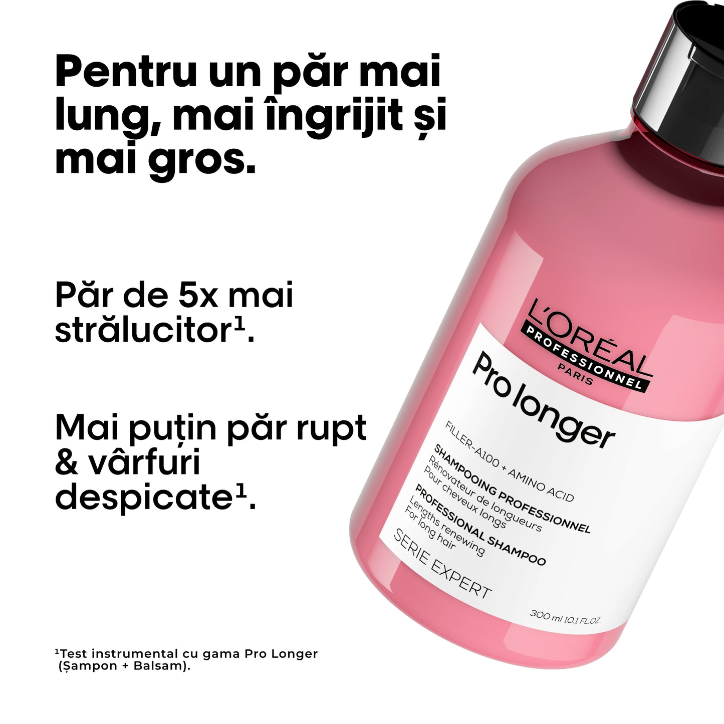 Sampon L’Oréal Professionnel Pro Longer – Sampon Profesional pentru Par Lung și Varfuri Fragile, 300ml