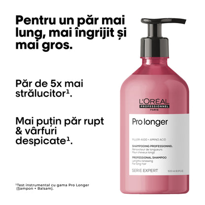 Șampon pentru păr lung și vârfuri fragile — L'Oréal Professionnel Pro Longer 500ml