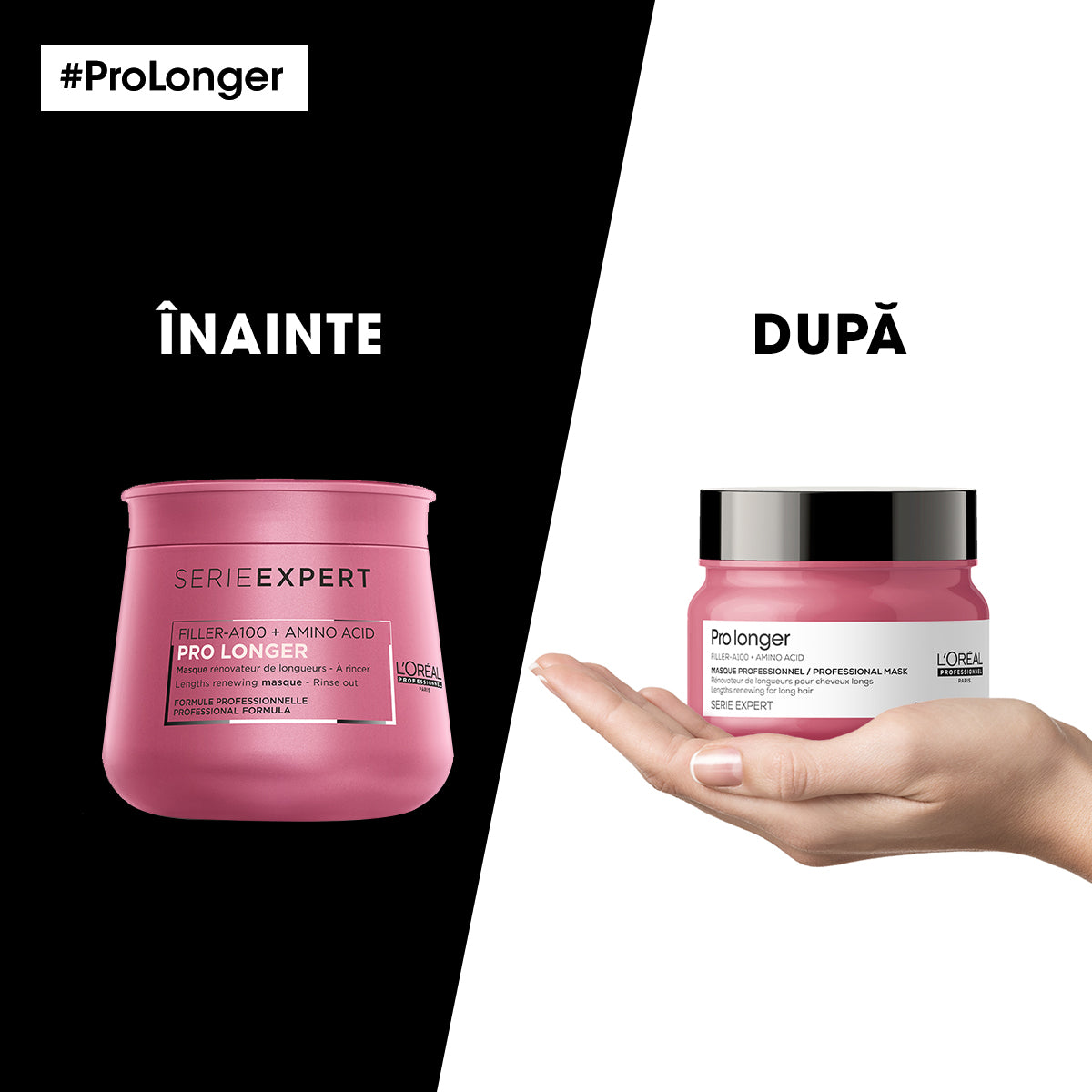 Mască Pro Longer L’Oréal Professionnel – Păr Lung & Vârfuri Fortificate 250ml