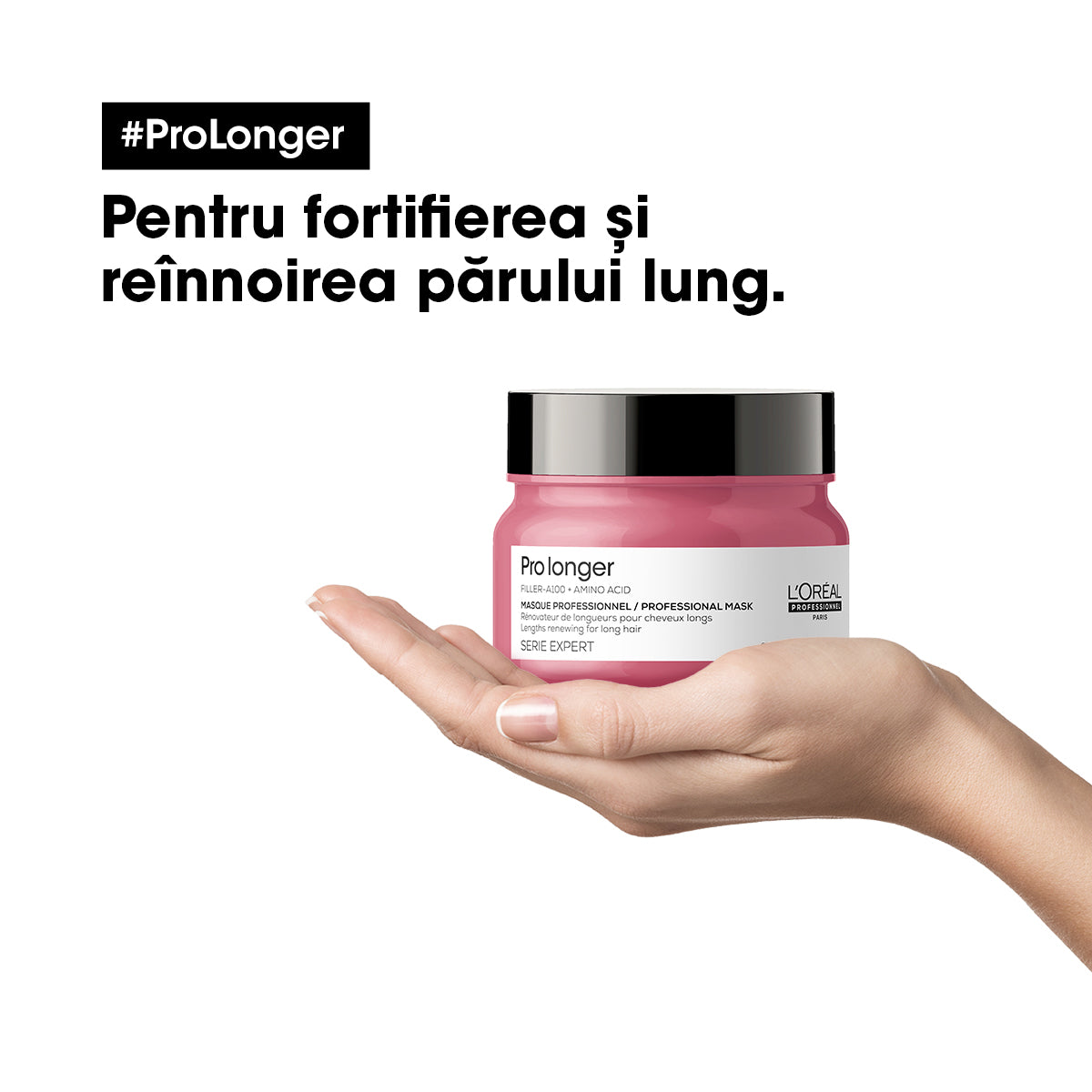 Mască Pro Longer L’Oréal Professionnel – Păr Lung & Vârfuri Fortificate 250ml