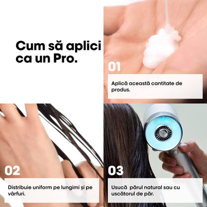 Crema leave in profesionala pentru a fortifica si repara lungimile parului, L’Oreal Professionnel Serie Expert Pro Longer, cu Filler A-100, stralucire, protectie termica 230°C, anti-frizz, fara sulfati, 150ml