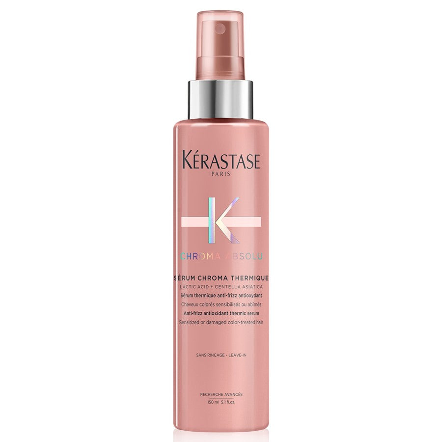 Antioxidant Thermo-Protective Serum - Kérastase Chroma Absolu Sérum Chroma Thermique - Heat Protection and Anti-Frizz for Color-Treated Hair - 150ml