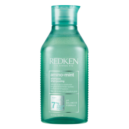 Șampon pentru scalp gras — Redken Amino Mint Shampoo 300ml