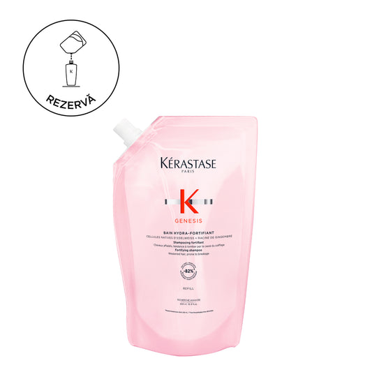 Rezerva sampon fortifiant pentru par slabit, predispus la cadere, din cauza ruperii Kérastase Genesis Bain Hydra-Fortifiant 500 ml