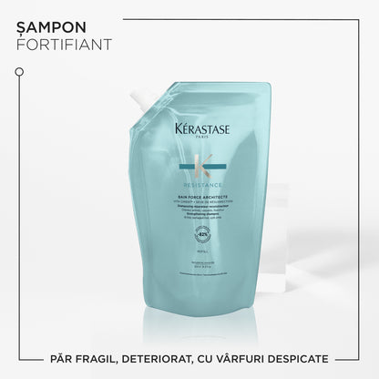Rezerva sampon reconstructor Kérastase Resistance Bain Force Architecte 500ml