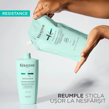 Rezerva sampon reconstructor Kérastase Resistance Bain Force Architecte 500ml