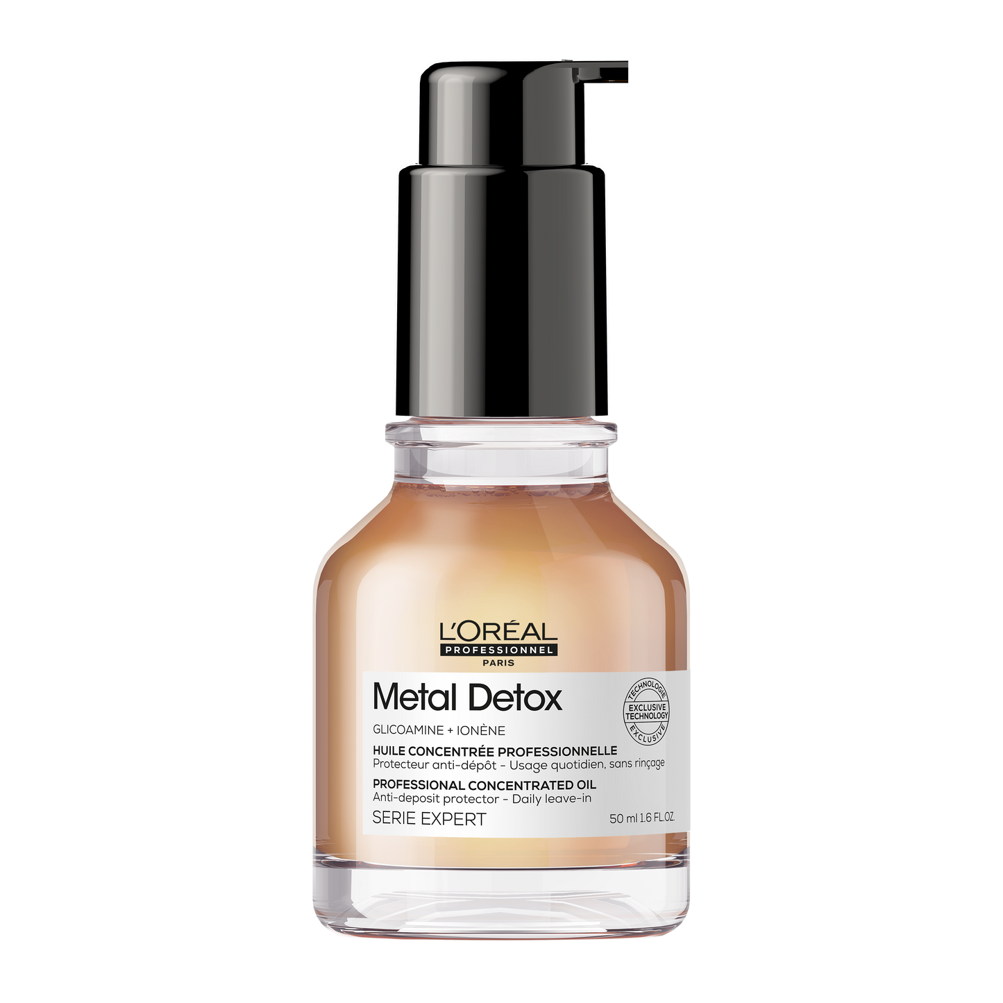 Ulei de par concentrat L’Oréal Professionnel Metal Detox, cu sistem anti-depunere a metalelor, actioneaza impotriva ruperii parului, 50ml