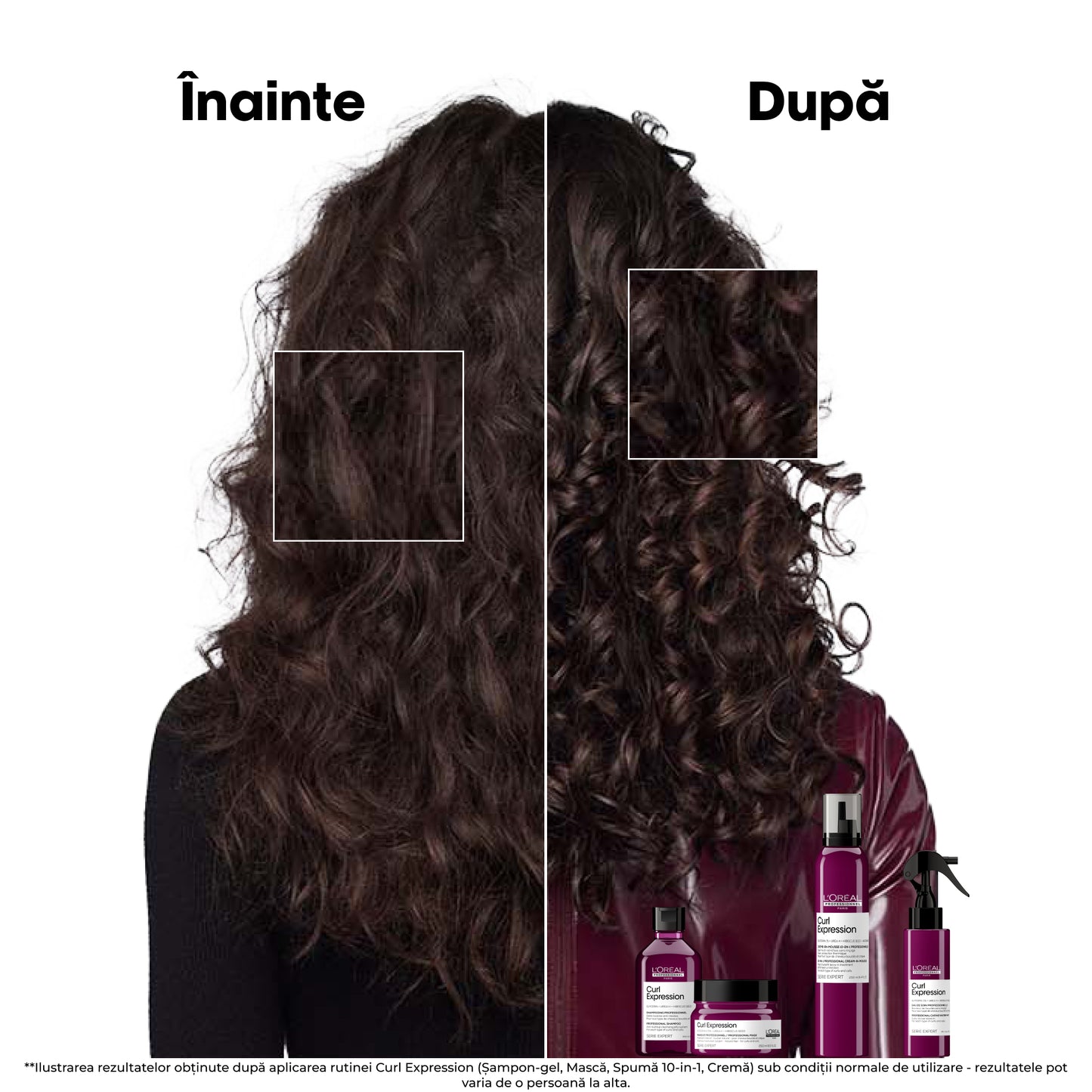 Spuma pentru par ondulat sau cret profesionala L'Oréal Professionnel SE Curl Expression, 10 in 1, hidratare definire, protectie termica, fara sulfati, fara siliconi, vegan, 250ml