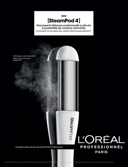 L'Oréal Professionnel SteamPod 4.0 – Professional Steam Straightening and Waving Iron