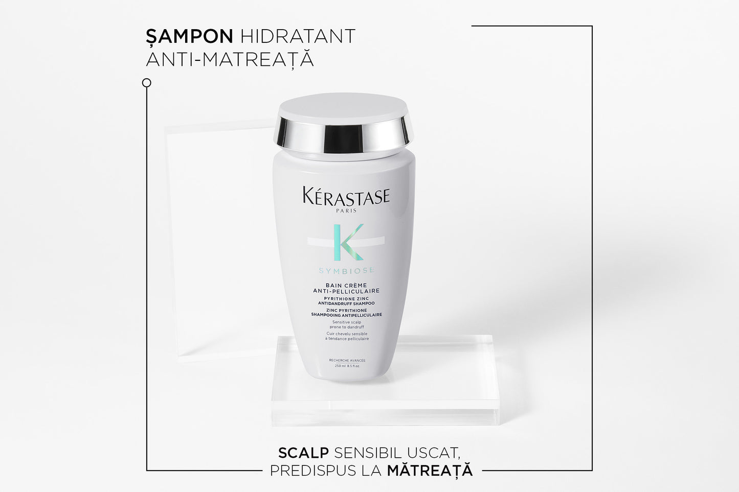 Șampon anti-mătreață hidratant pentru scalp uscat sensibil — Kérastase Symbiose Bain Crème 250ml