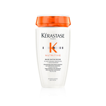 Șampon nutritiv - Kérastase Nutritive Bain Satin Riche - Hrănire pentru păr foarte uscat - 250ml
