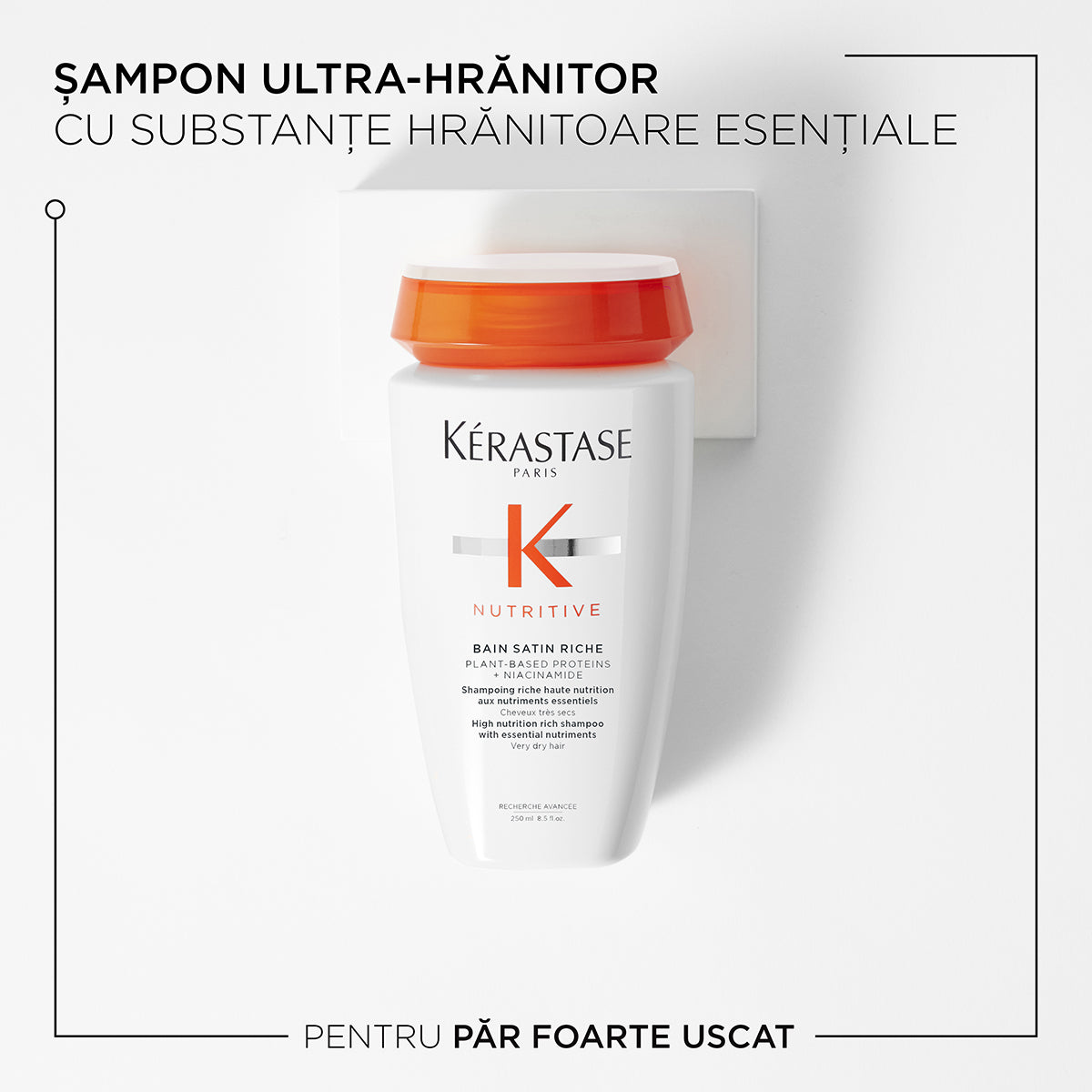 Șampon nutritiv - Kérastase Nutritive Bain Satin Riche - Hrănire pentru păr foarte uscat - 250ml
