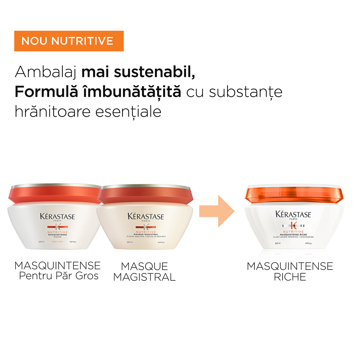 Mască ultra-hrănitoare - Kérastase Nutritive Masquintense Riche - Hrănire pentru păr foarte uscat - 200ml