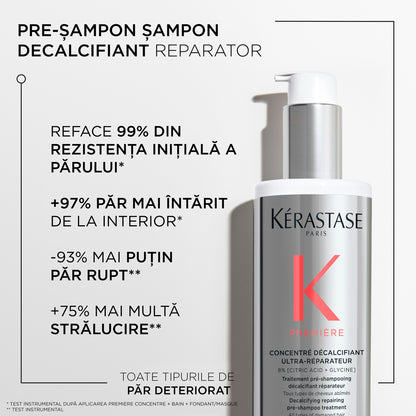 Loțiune Pre-Șampon - Kerastase Premiere Concentre Decalcifiant Ultra-Reparateur - Pentru Păr Deteriorat - 250ml