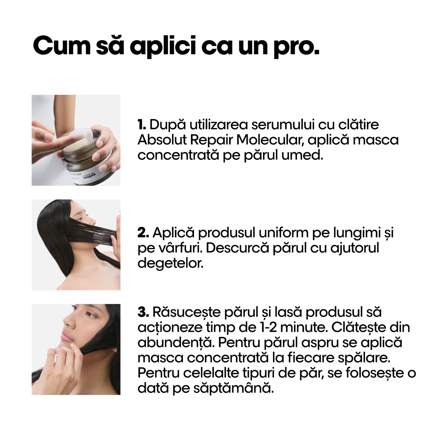 Damaged Hair Mask - L'Oreal Professionnel Serie Expert Absolut Repair Molecular 250ml
